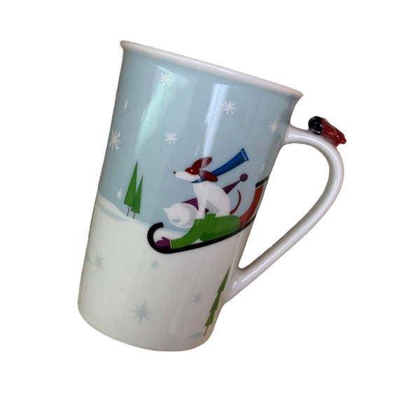 NWT Starbucks 2021 Snow Day Dog on Sled Ice Skaters Biplane Collectible Mug Cups - Picture 3 of 12
